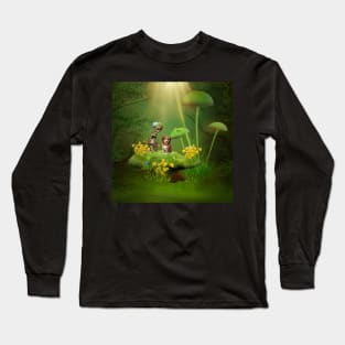 Little fairy with dog Long Sleeve T-Shirt